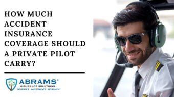 Find out how much accident insurance coverage a private pilot should have. carry